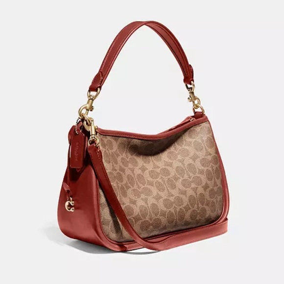 COACH Cary Crossbody Bag In Signature Canvas NWT - Picture 4 of 12